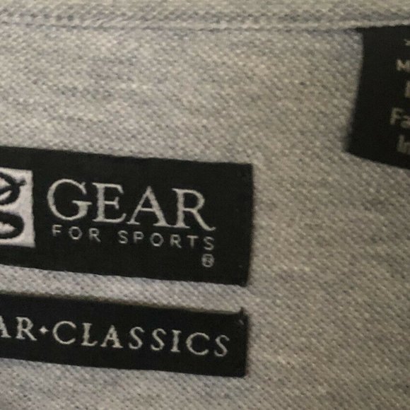 Wisconsin Badgers Grey Polo XXL Embroidered Badger - Picture 3 of 6